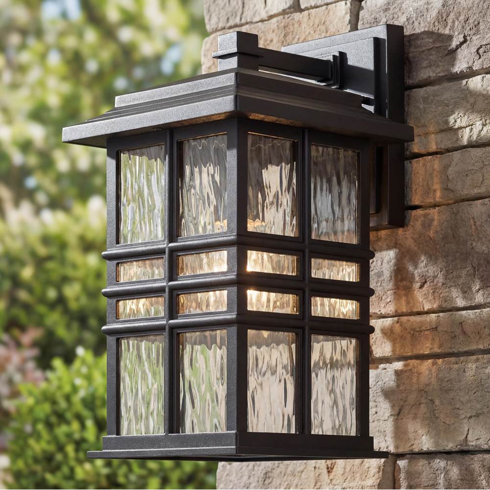 Kichler Lighting 49830BKT Textured Black Outdoor Wall 1lt Image 1