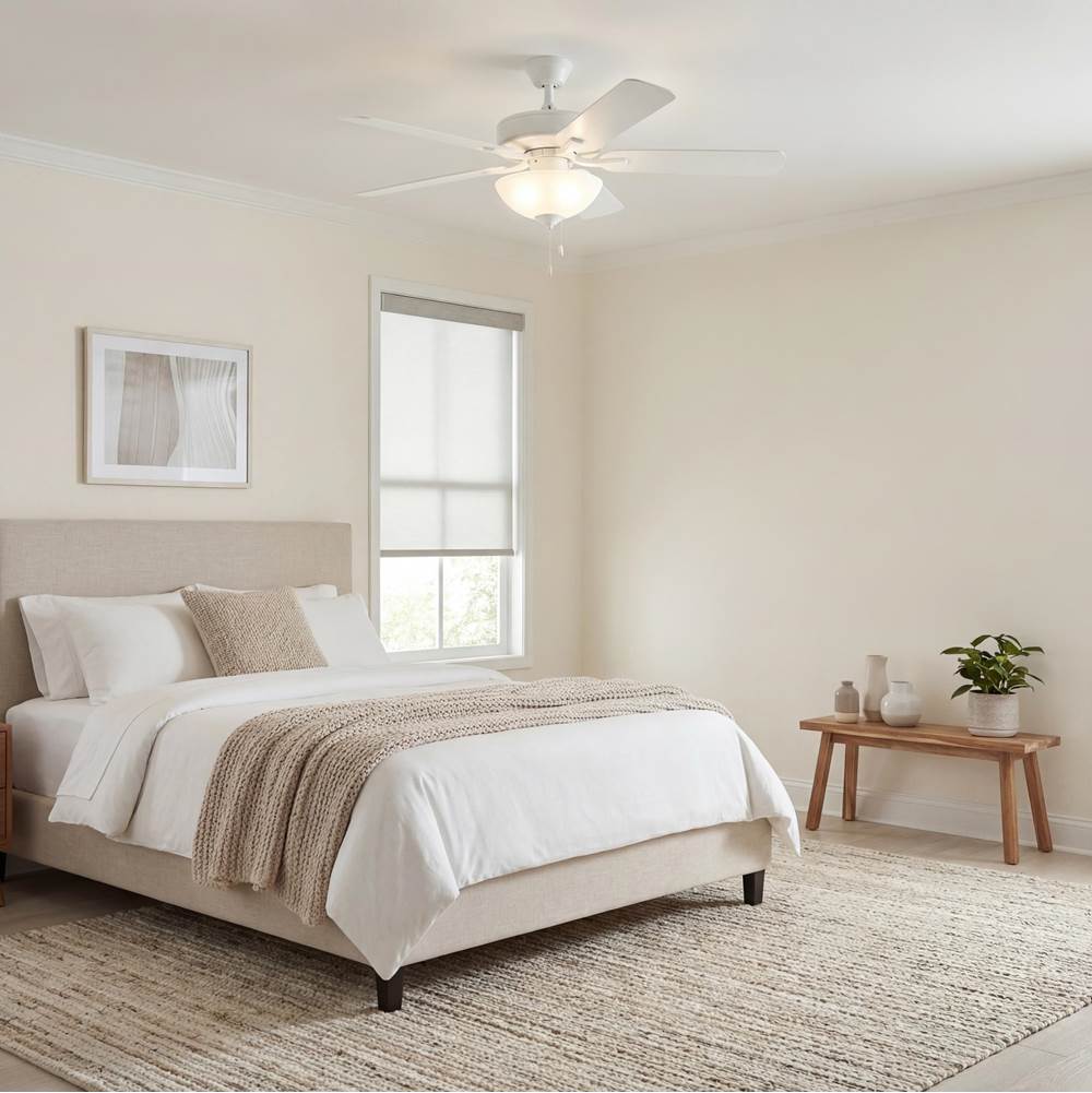 Kichler Lighting 330017MWH Matte White 52 Inch Basics Pro Select Fan Image 3