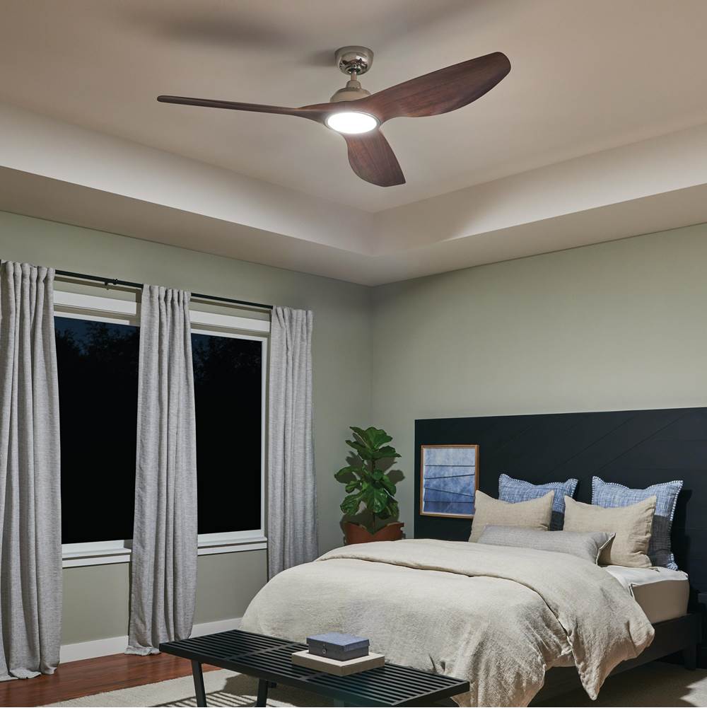 Kichler Lighting 300365PN Polished Nickel 65 Inch Imari Fan Led Image 3