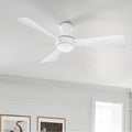 Kichler Lighting 330152MWH Matte White 54 Inch Sola Fan Led Image 1