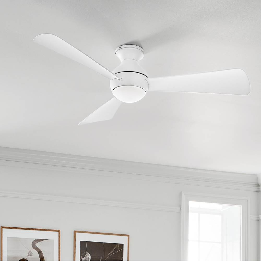 Kichler Lighting 330152MWH Matte White 54 Inch Sola Fan Led Image 1