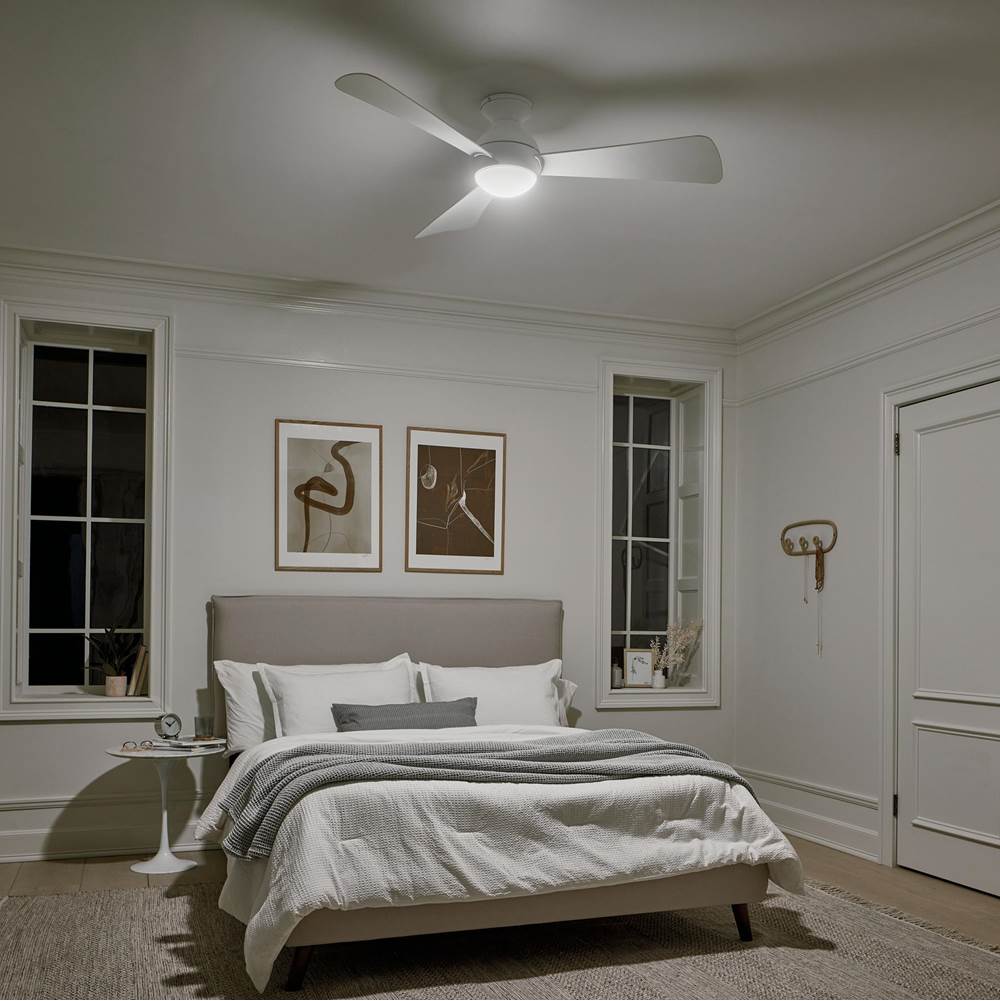 Kichler Lighting 330152MWH Matte White 54 Inch Sola Fan Led Image 3