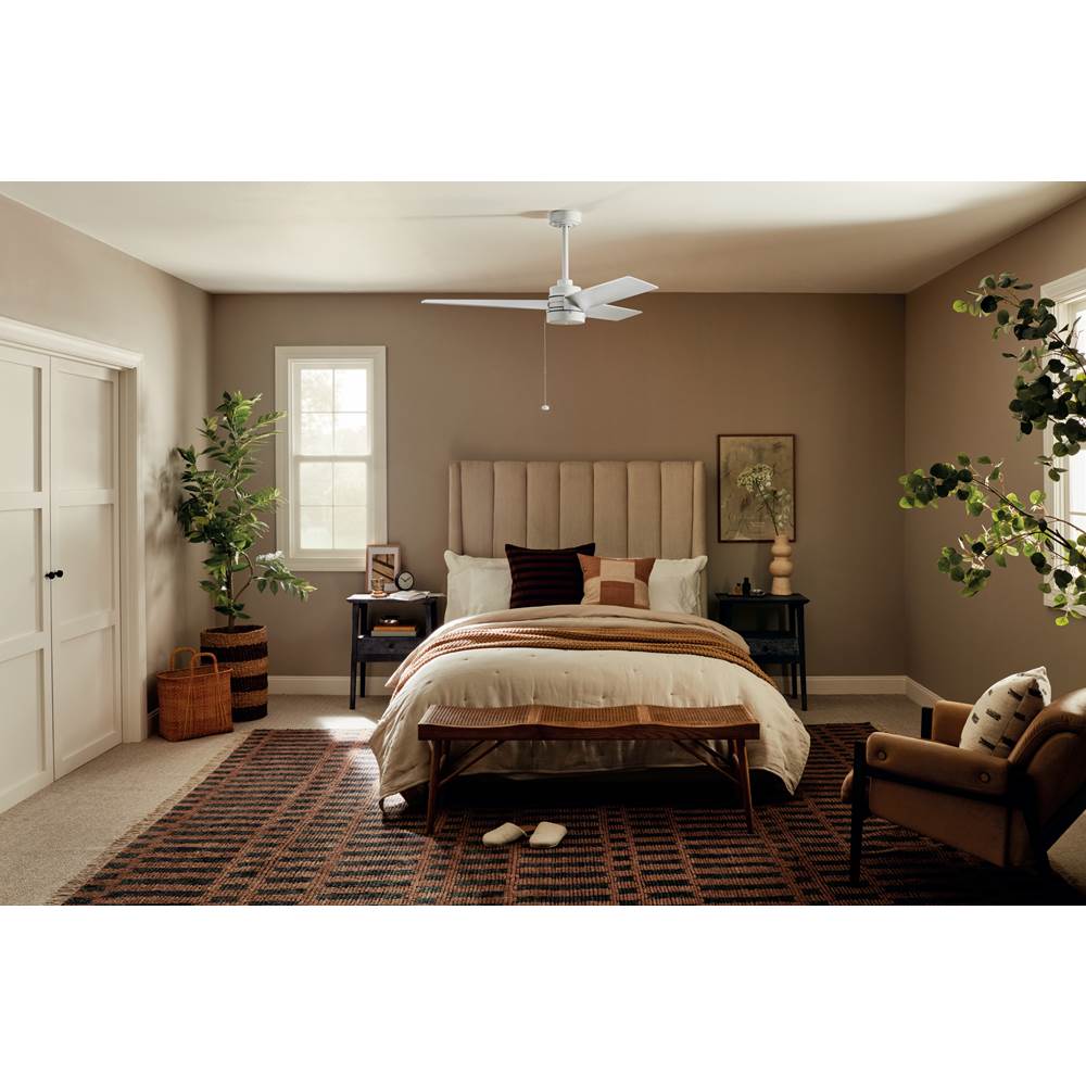 Kichler Lighting 300375MWH Matte White 52 Inch Spyn Lite Fan Image 2