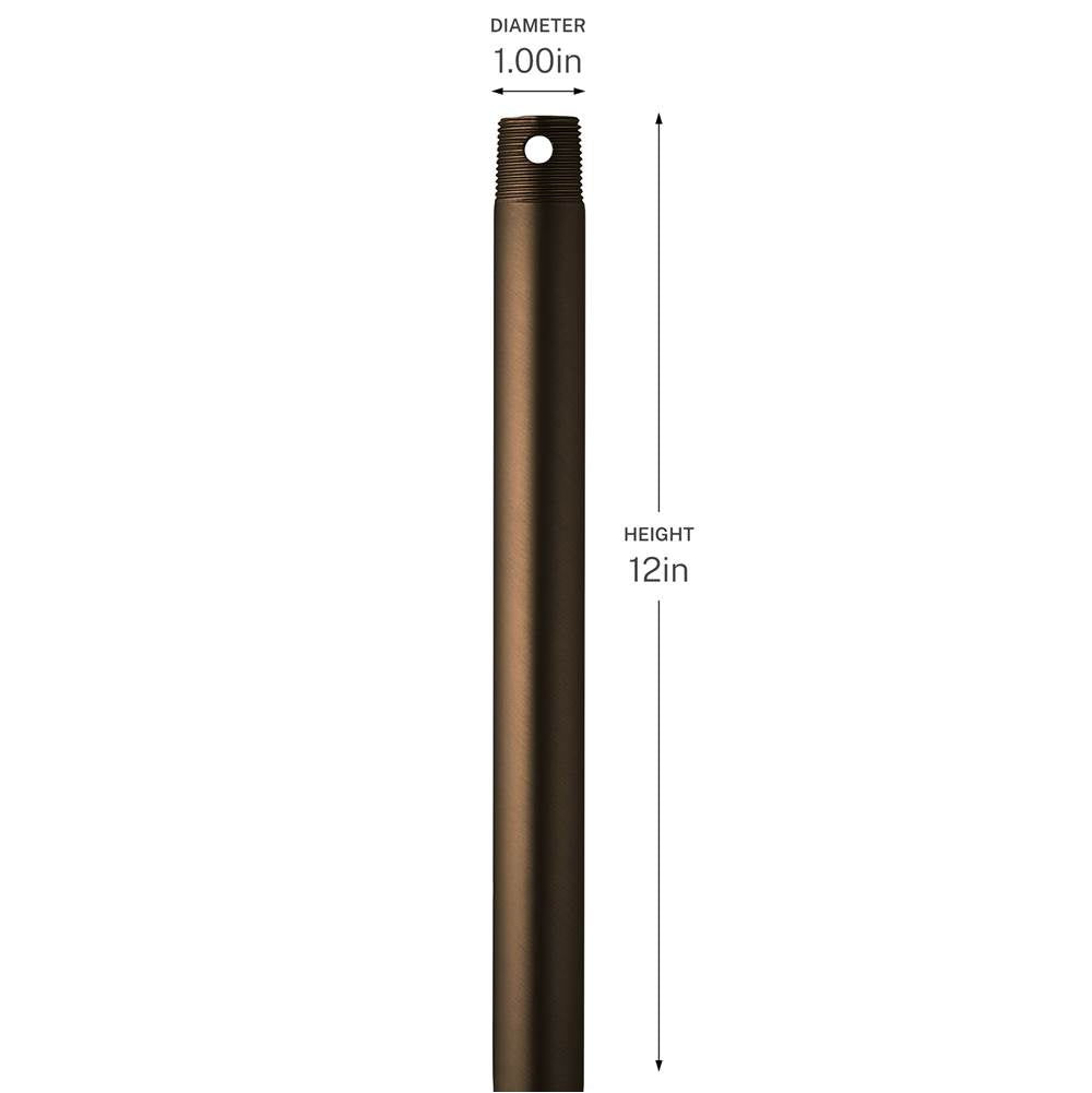 Kichler Lighting  12 Inch Ceiling Fan Downrod