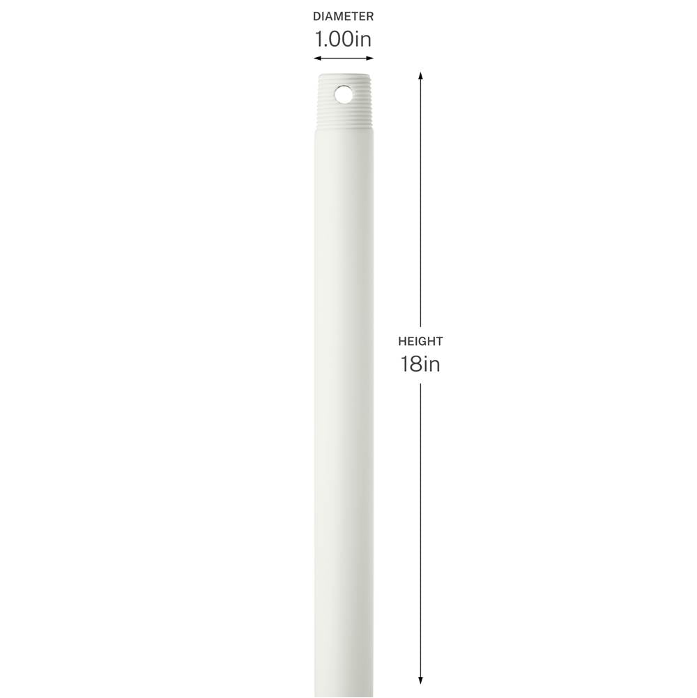 Kichler Lighting  18 Inch Ceiling Fan Downrod