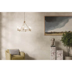 Kichler Lighting 52705CPZ Champagne Bronze Carrick 32.25 Inch 6 Light Chandelier In Champagne Bronze Image 3