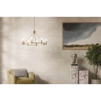 Kichler Lighting 52706CPZ Champagne Bronze Carrick 40.75 Inch 8 Light Chandelier In Champagne Bronze Image 3