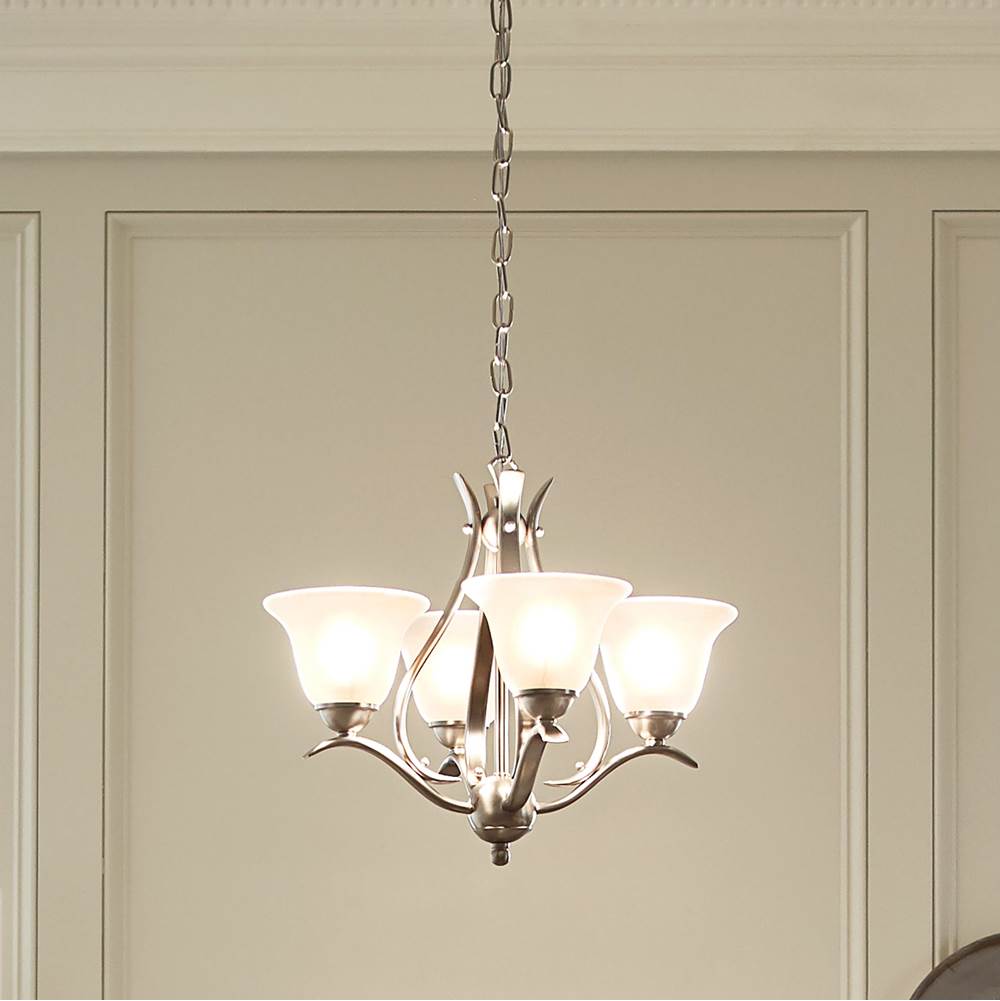 Kichler Lighting 2019NI Brushed Nickel Mini Chandelier 4lt Image 1