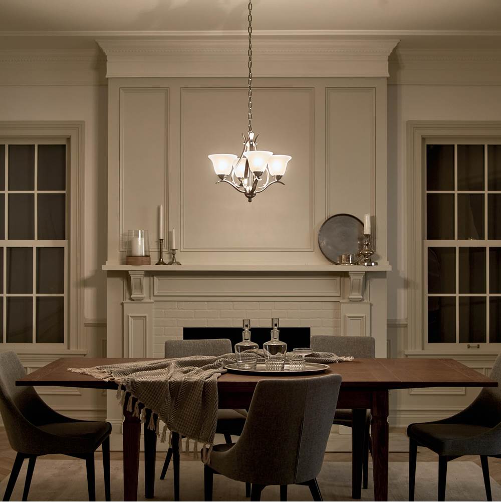 Kichler Lighting 2019NI Brushed Nickel Mini Chandelier 4lt Image 6