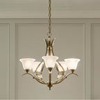 Kichler Lighting 2020AB Antique Brass Chandelier 5lt Image 1