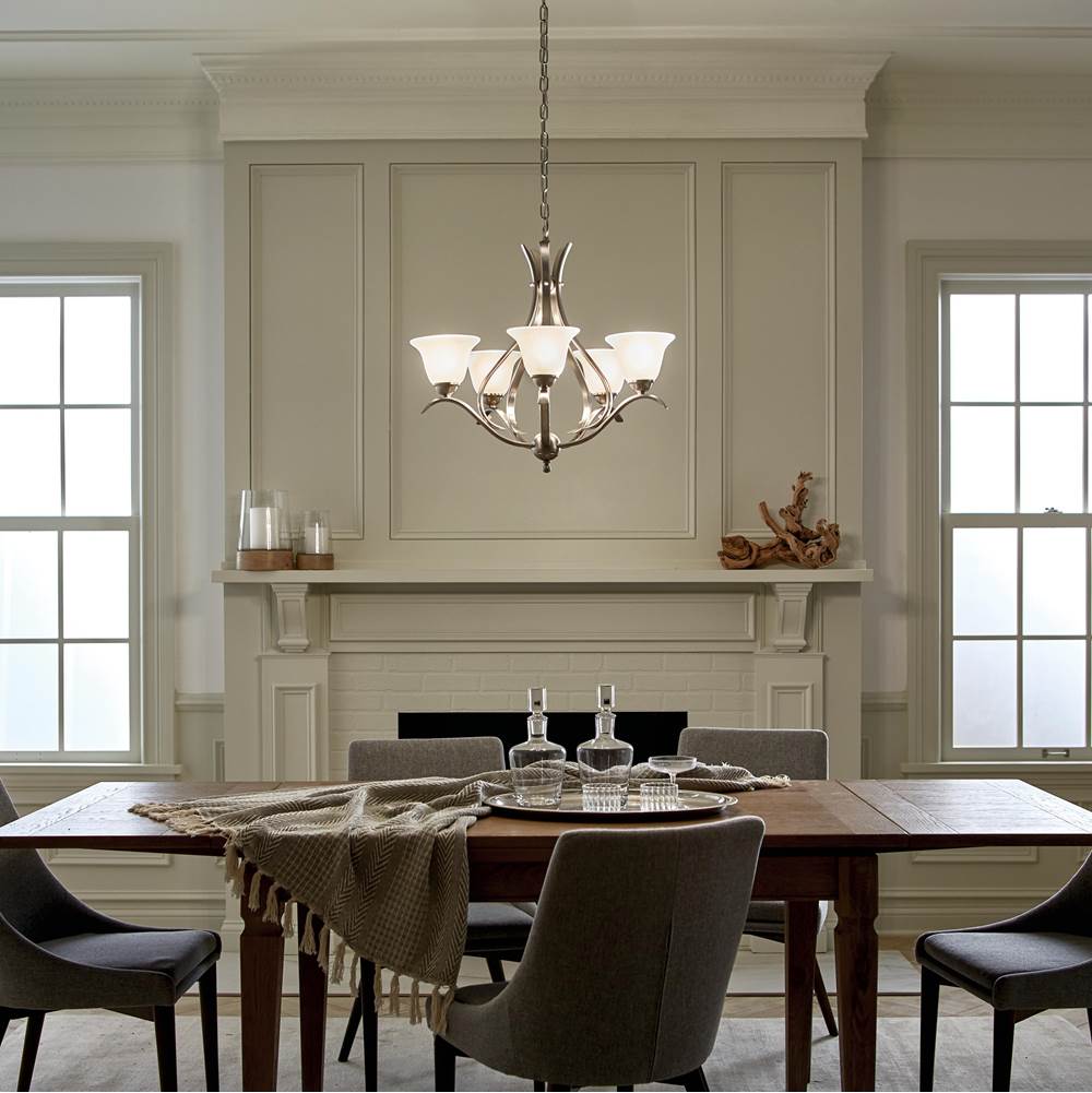 Kichler Lighting 2020NI Brushed Nickel Chandelier 5lt Image 5
