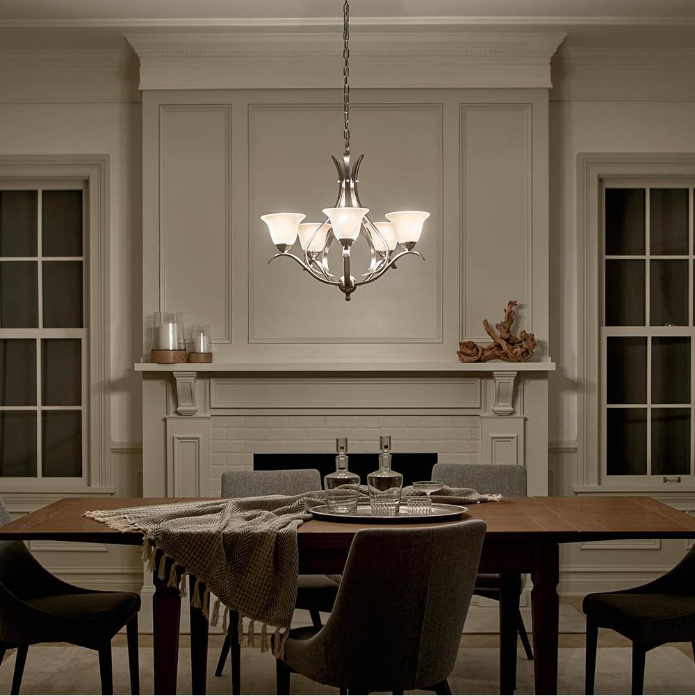 Kichler Lighting 2020NI Brushed Nickel Chandelier 5lt Image 4