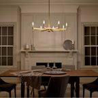 Kichler Lighting 43857NBR Natural Brass Chandelier 8lt Image 5