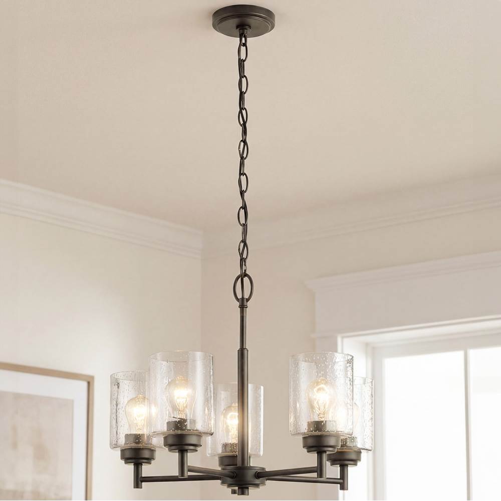 Kichler Lighting 44030OZ Olde Bronze Chandelier 5lt Image 2