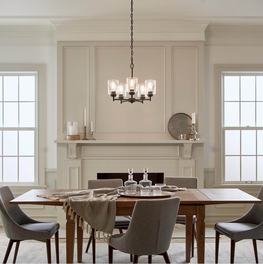 Kichler Lighting 44030BK Black Chandelier 5lt Image 4