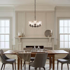 Kichler Lighting 44030BK Black Chandelier 5lt Image 4