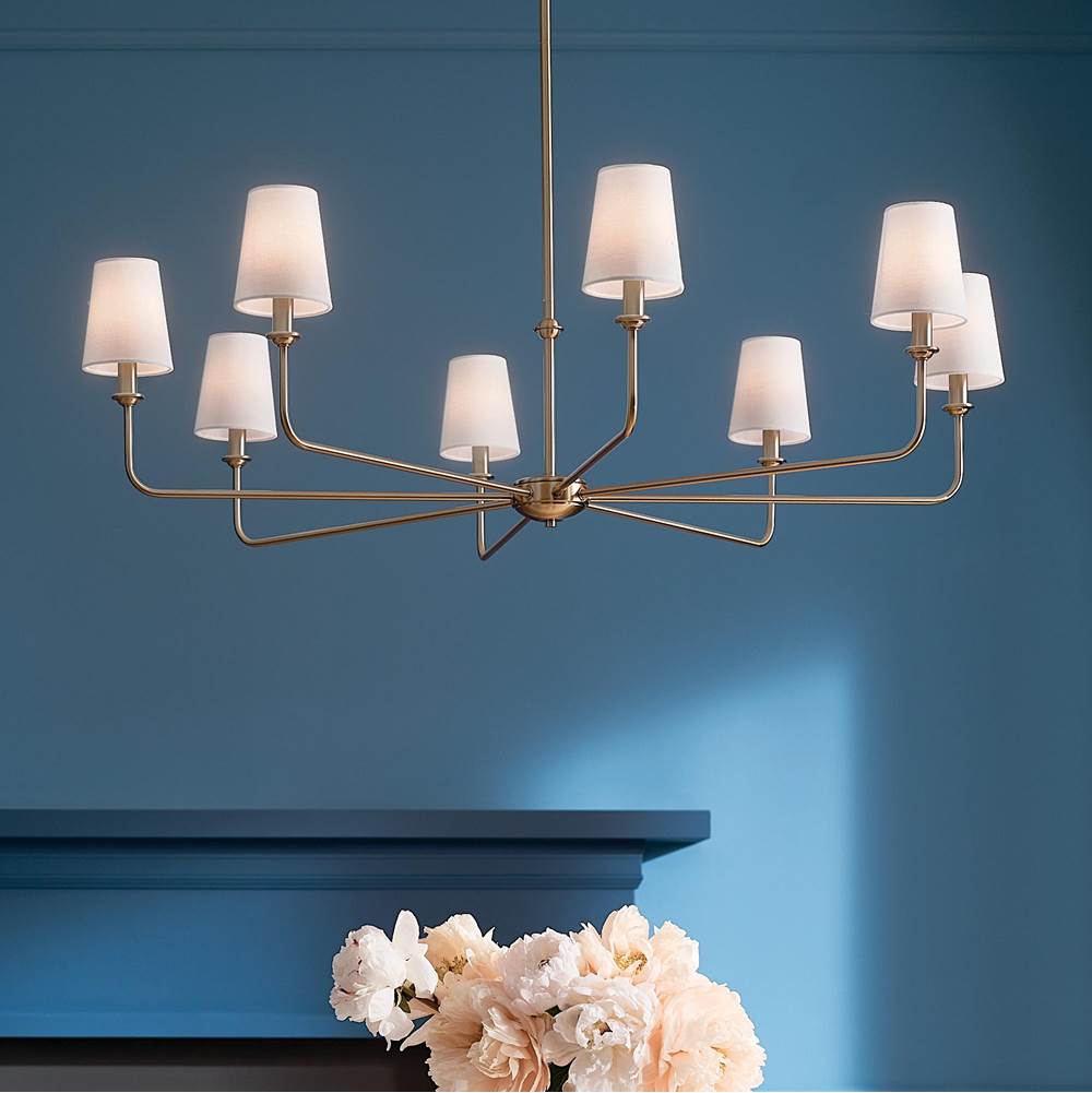 Kichler Lighting 52517BNB Brushed Natural Brass Chandelier 8lt Image 1