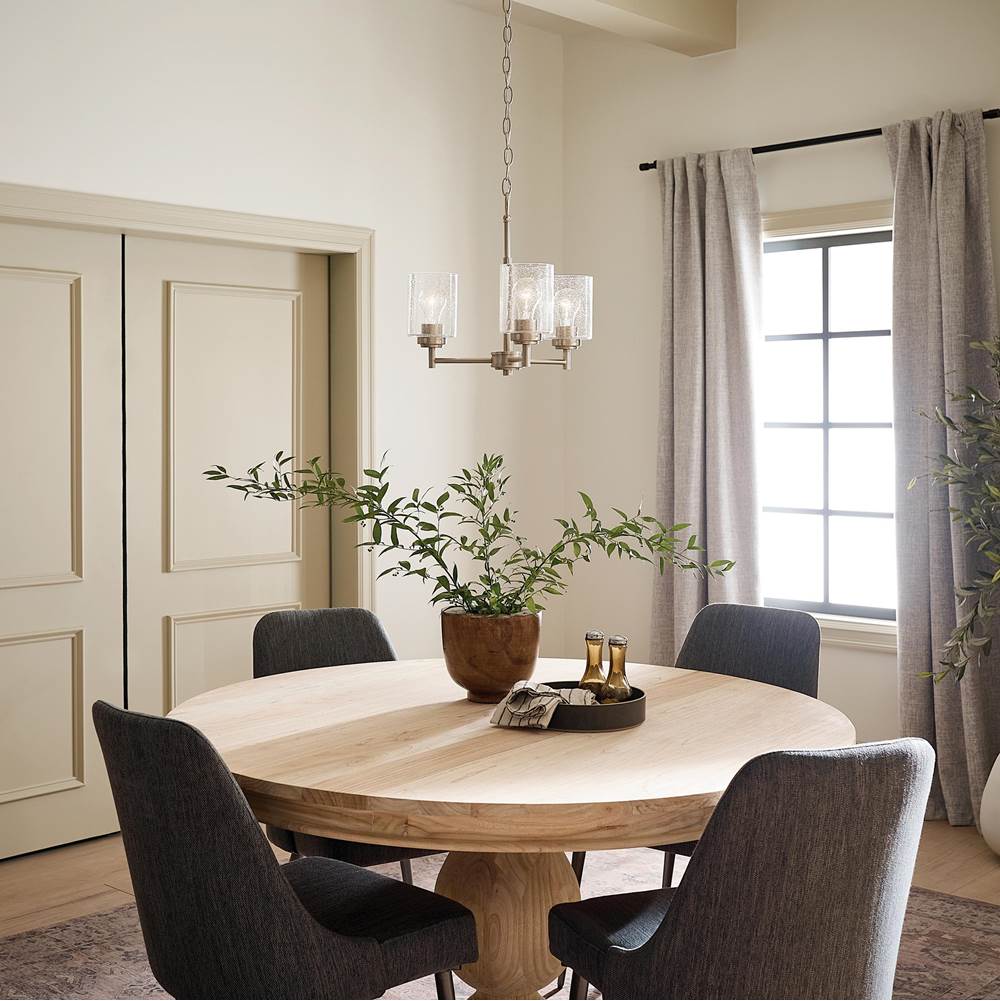 Kichler Lighting 44029NI Brushed Nickel Mini Chandelier 3lt Image 3