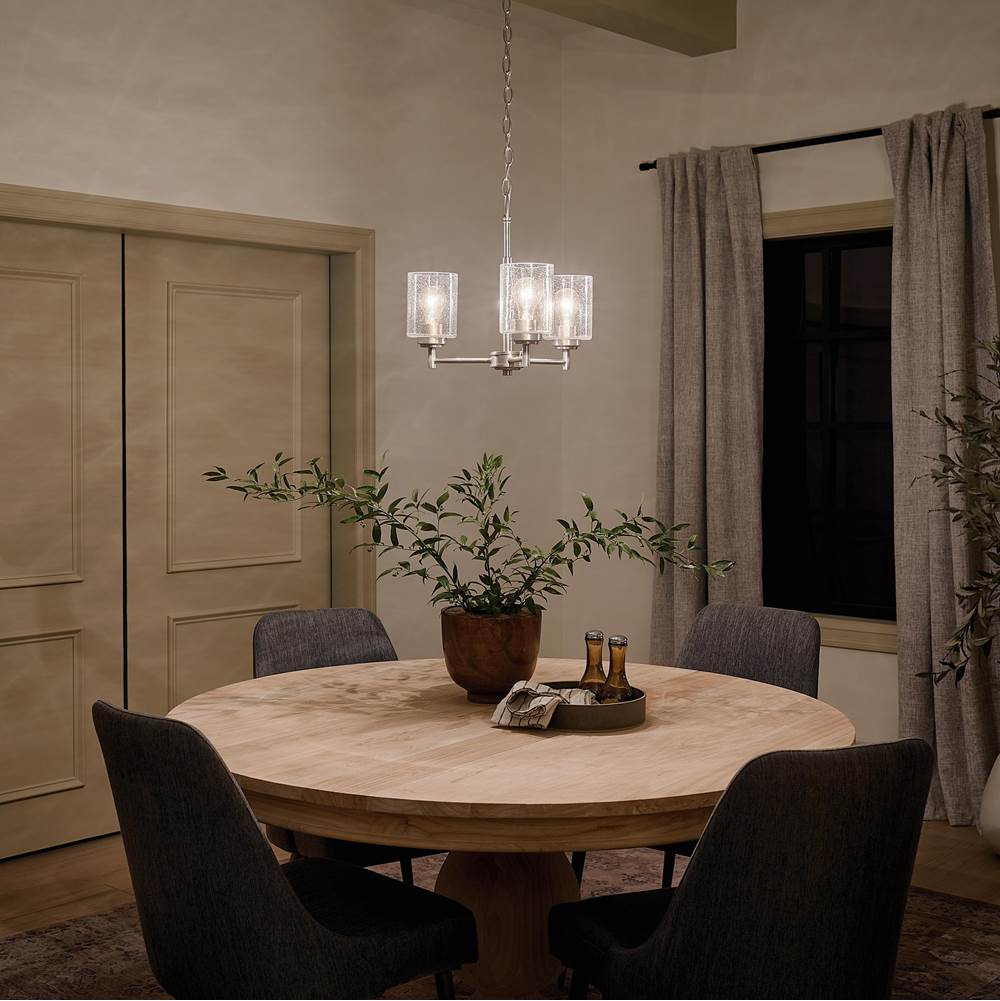 Kichler Lighting 44029NI Brushed Nickel Mini Chandelier 3lt Image 2