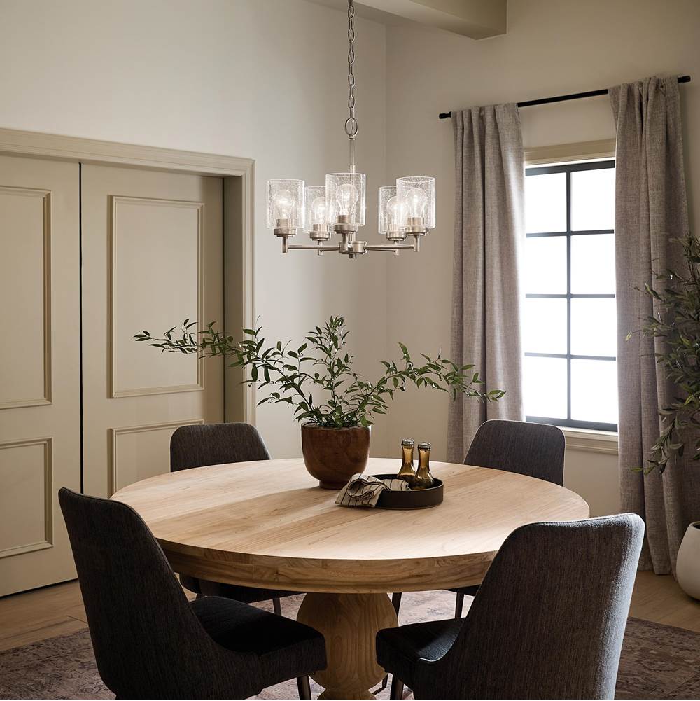 Kichler Lighting 44030NI Brushed Nickel Chandelier 5lt Image 4