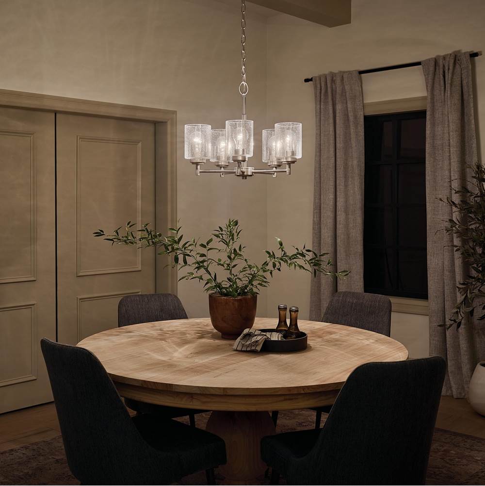 Kichler Lighting 44030NI Brushed Nickel Chandelier 5lt Image 3