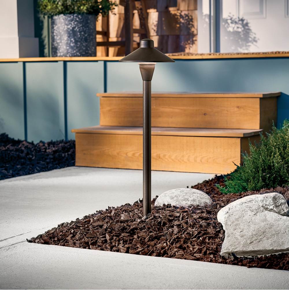 Kichler Lighting 15478AZT Textured Architectural Bronze Traditonal Path Image 1