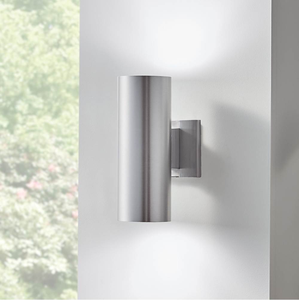 Kichler Lighting 9244BA Brushed Aluminum Indoor/outdoor Wall 2lt Image 1