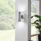 Kichler Lighting 9244BA Brushed Aluminum Indoor/outdoor Wall 2lt Image 7
