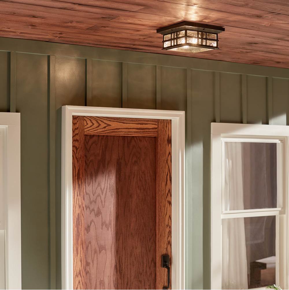 Kichler Lighting 49834OZ Olde Bronze Outdoor Ceiling 2lt Image 6