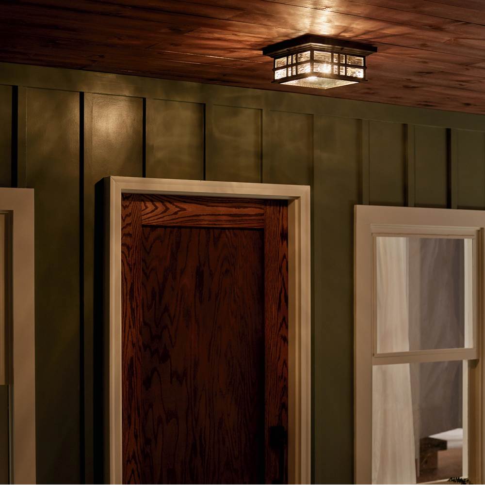 Kichler Lighting 49834OZ Olde Bronze Outdoor Ceiling 2lt Image 5