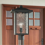 Kichler Lighting 49927BKT Textured Black Outdoor Post Mt 1lt Image 1