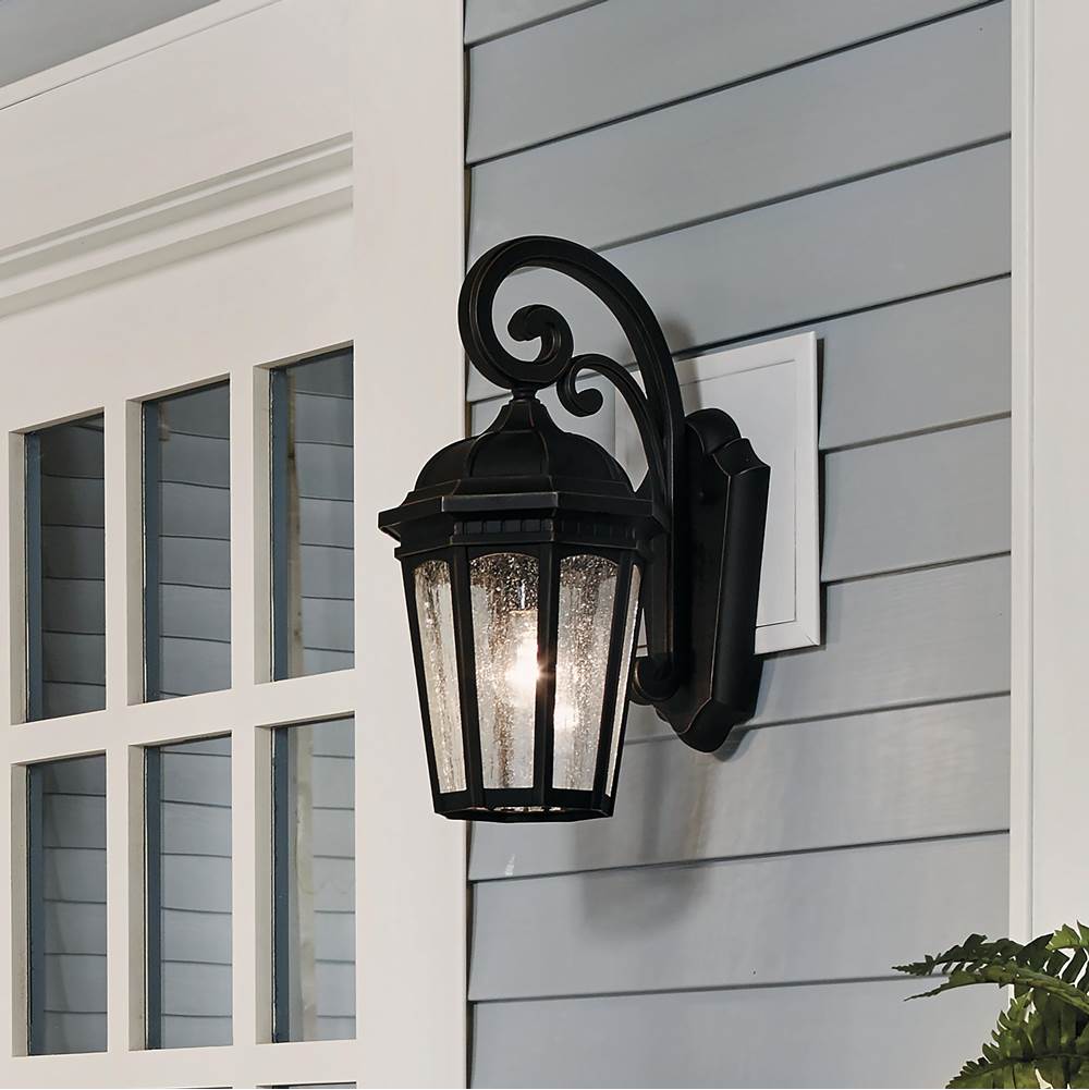 Kichler Lighting 9033RZ Rubbed Bronze Outdoor Wall 1lt Image 1
