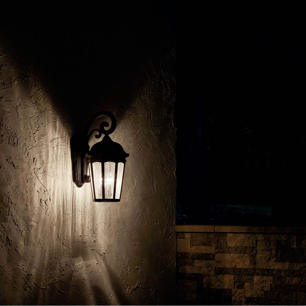 Kichler Lighting 9034BKT Textured Black Outdoor Wall 3lt Image 4