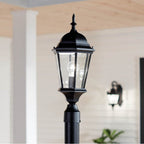 Kichler Lighting 9956BK Black Outdoor Post Mt 1lt Image 1