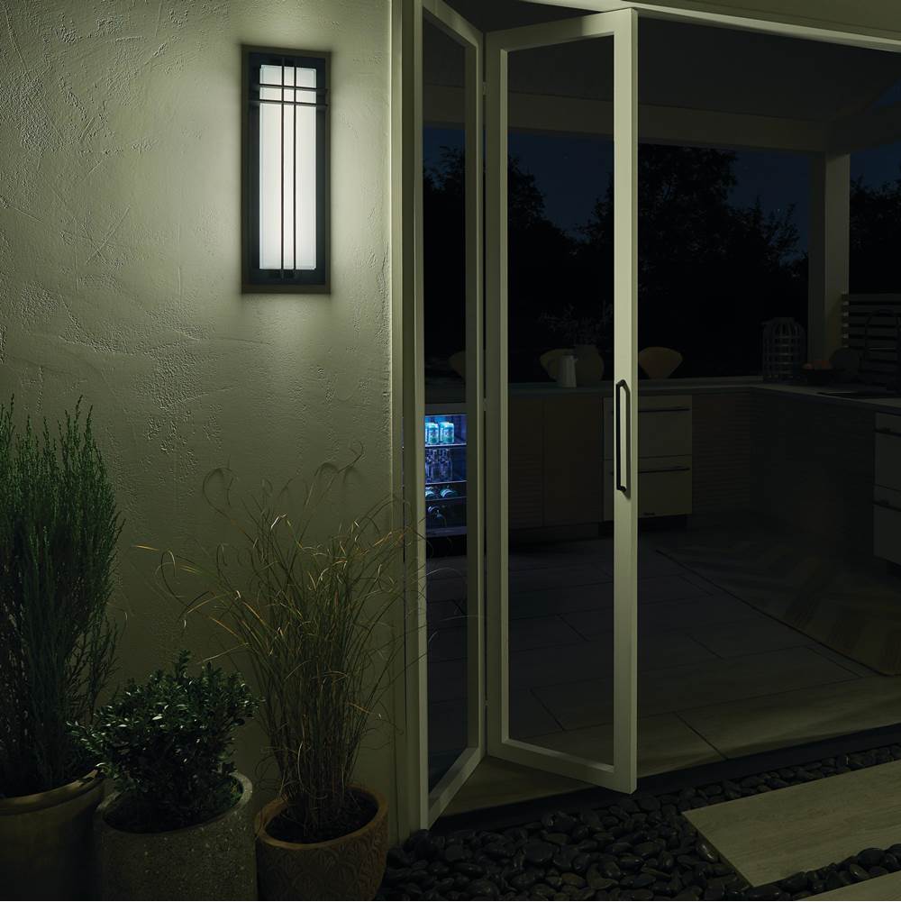 Kichler Lighting 49298BKTLED Textured Black Outdoor Wall Led Image 5