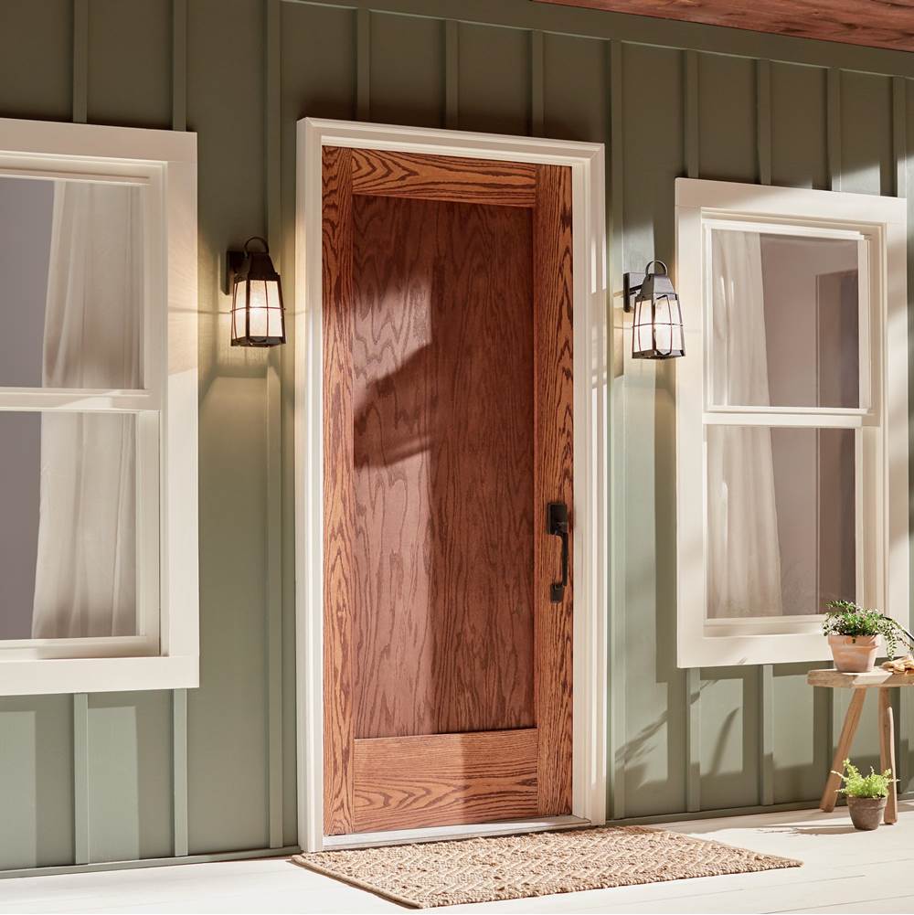 Kichler Lighting 49552BKT Textured Black Outdoor Wall 1lt Image 5