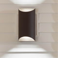 Kichler Lighting 49279AZTLED Textured Architectural Bronze Outdoor Wall 2lt Led Image 1