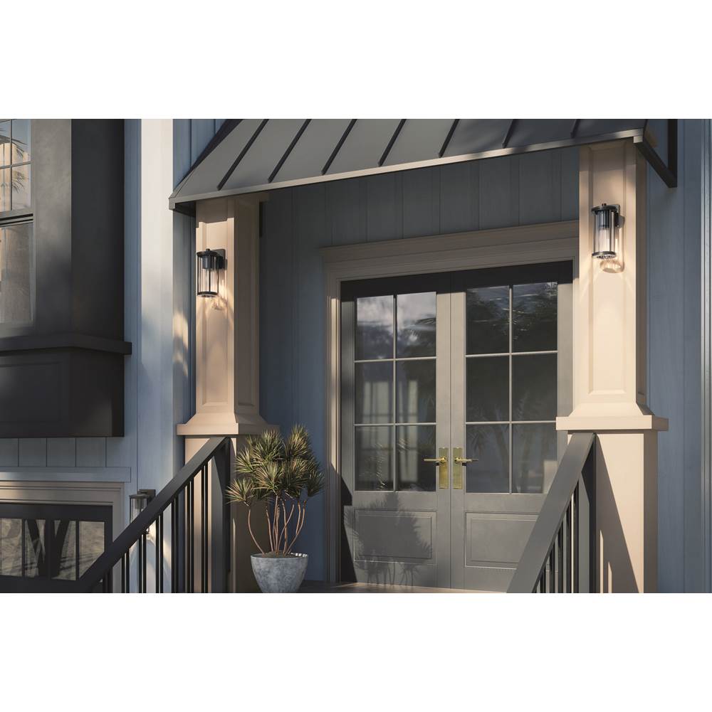 Kichler Lighting 59022BKDS Black Outdoor Wall Small Image 2