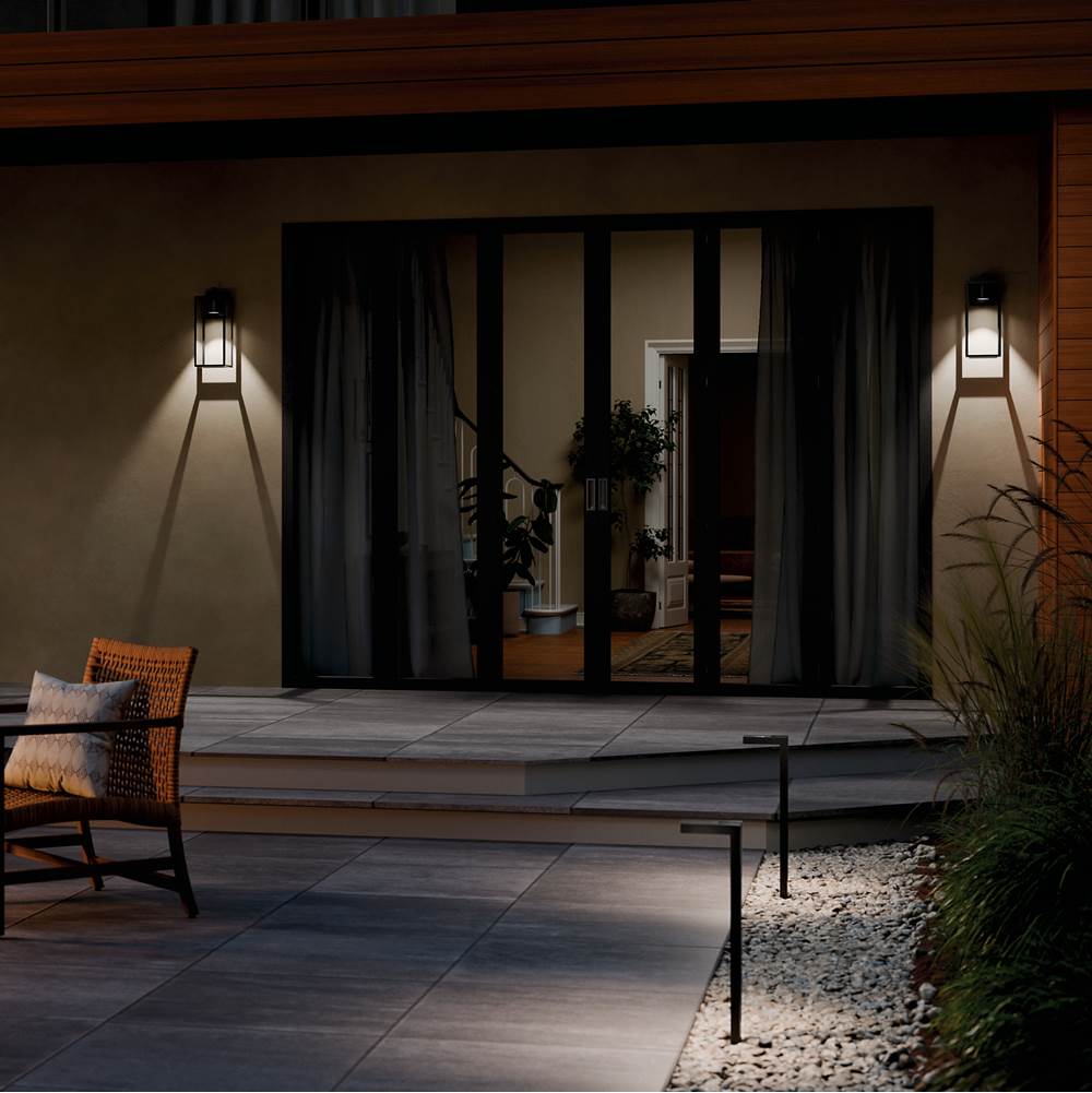 Kichler Lighting 59112BKTDS Textured Black Outdoor Wall Medium Image 5