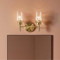 Kichler Lighting 55184CPZ Champagne Bronze Madden 14.25 Inch 2 Light Vanity With Clear Glass In Champagne Bronze Image 1