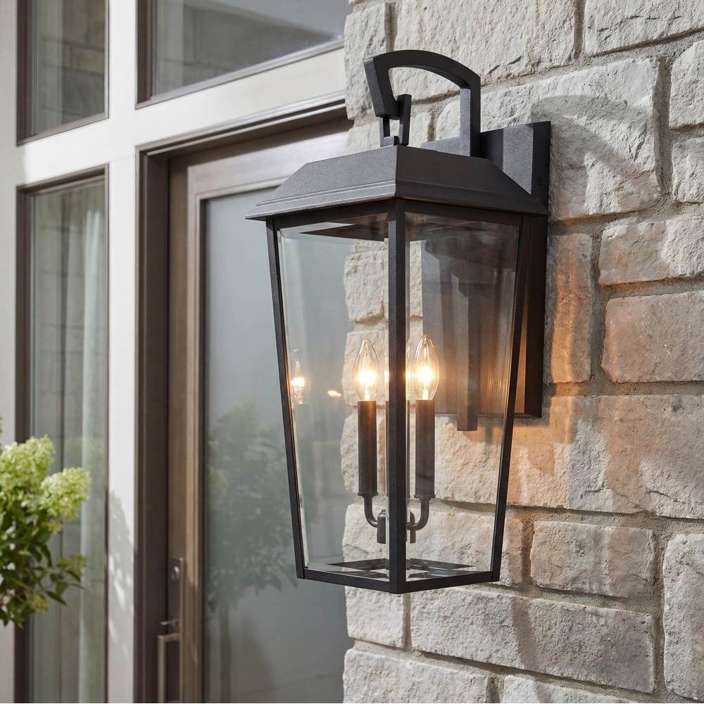 Kichler Lighting 59120BKT Black Textured Outdoor Wall 2lt Image 1