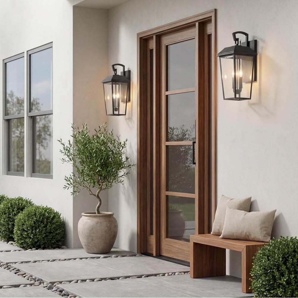Kichler Lighting 59120BKT Black Textured Outdoor Wall 2lt Image 4