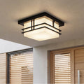 Kichler Lighting 49206BK Black Outdoor Ceiling 2lt Image 1