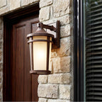 Kichler Lighting 49071BST Brown Stone Outdoor Wall 1lt Image 1