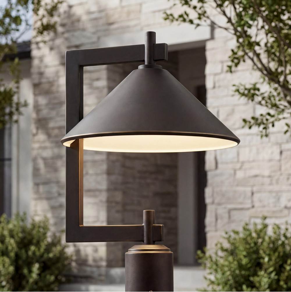 Kichler Lighting 49063OZ Olde Bronze Outdoor Post Mt 1lt Image 1