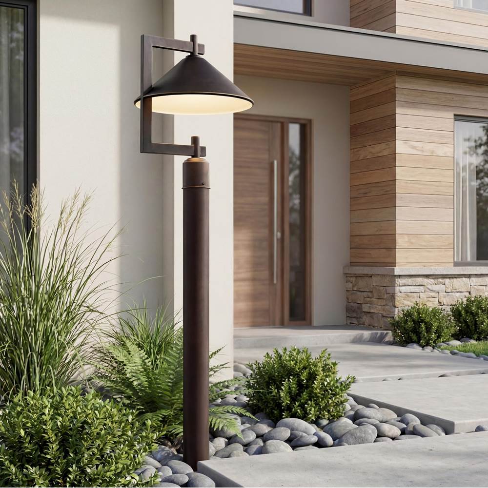Kichler Lighting 49063OZ Olde Bronze Outdoor Post Mt 1lt Image 6