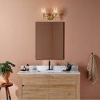 Kichler Lighting 55184CPZ Champagne Bronze Madden 14.25 Inch 2 Light Vanity With Clear Glass In Champagne Bronze Image 7