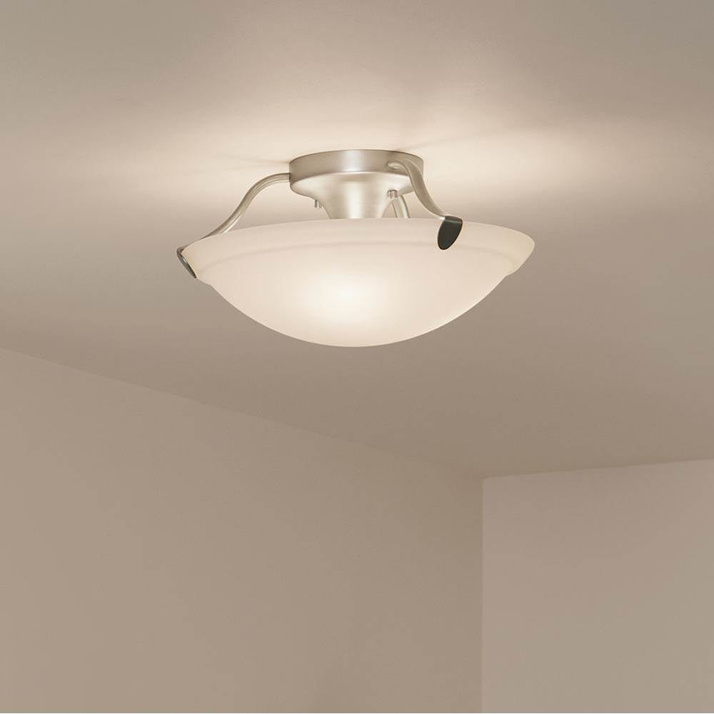 Kichler Lighting 3627NI Brushed Nickel Semi Flush 3lt Image 1