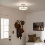 Kichler Lighting 44085NI Brushed Nickel Semi Flush 3lt Image 6