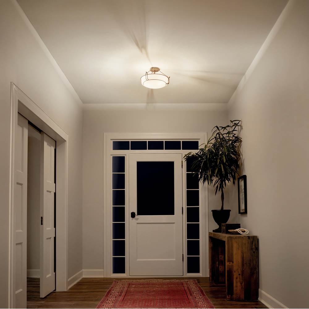 Kichler Lighting 44085OZ Olde Bronze Semi Flush 3lt Image 4